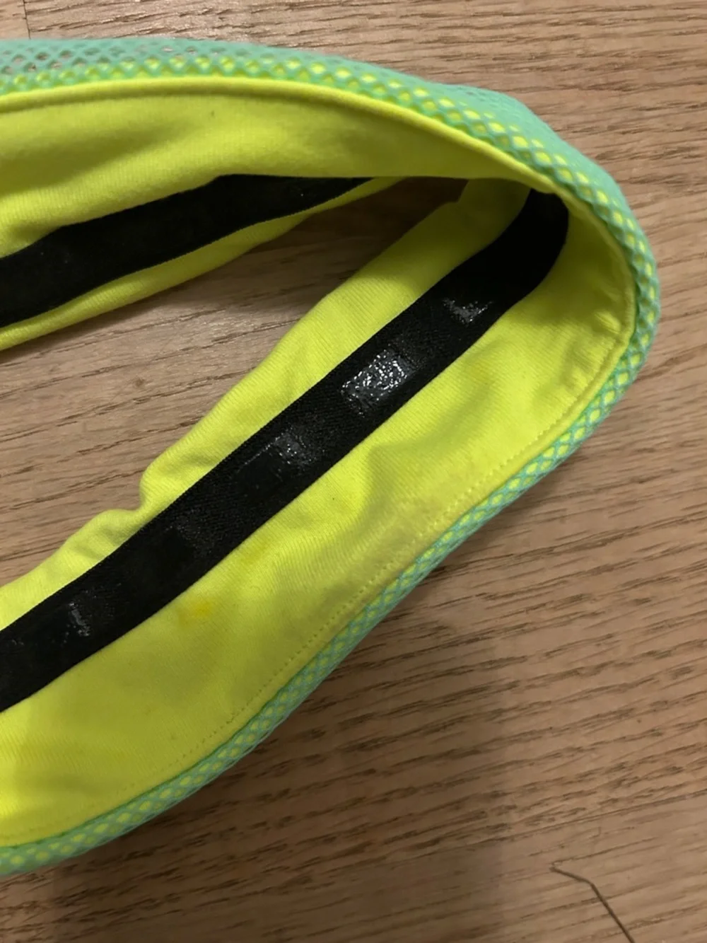 Victoria's Secret Neon Yellow Mesh Sport Headband